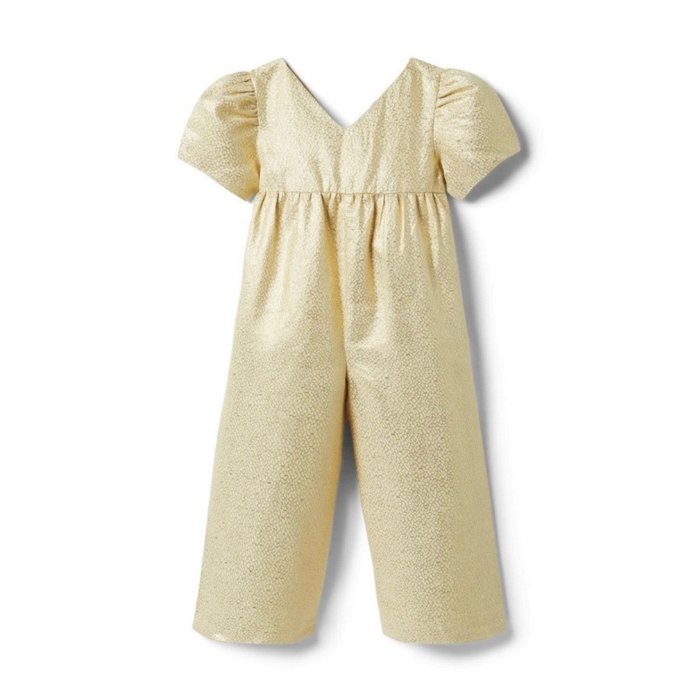 Janie and Jack Shimmering Cream Dress